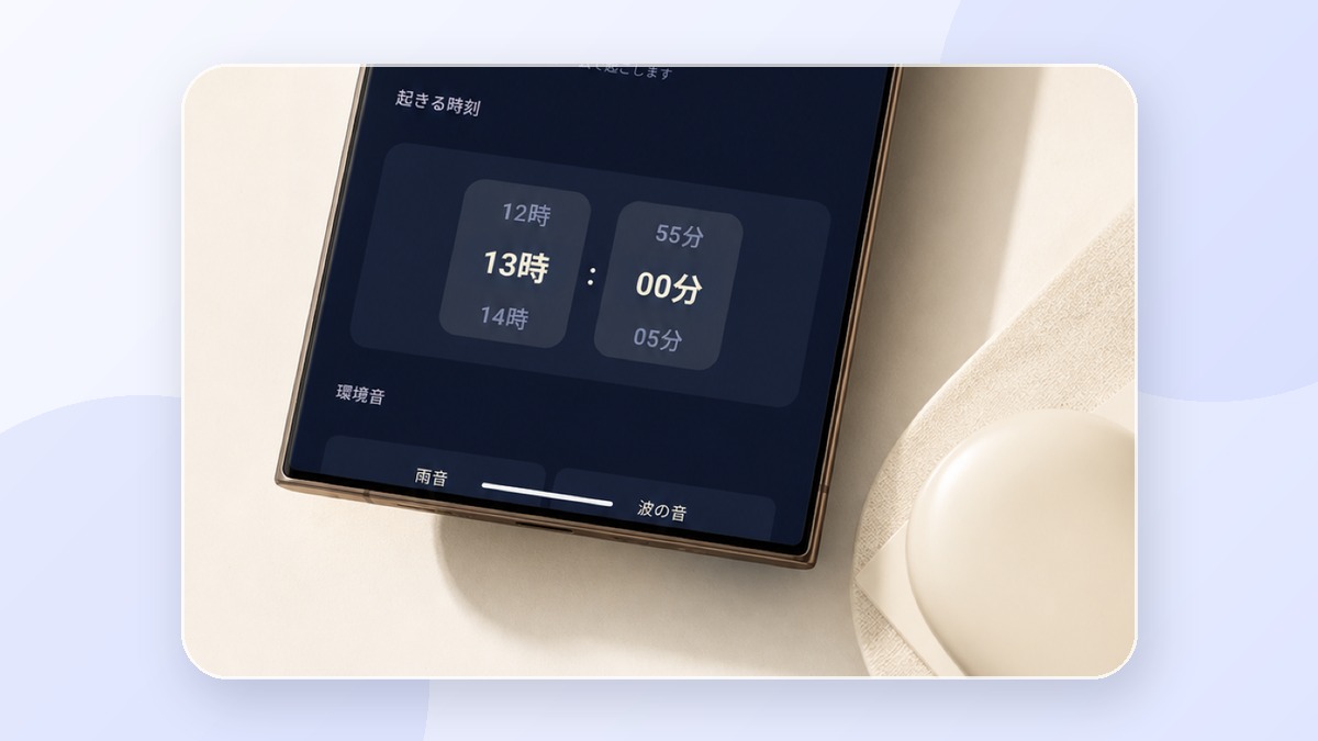 Androidでイヤホン向け昼寝アラームを使う方法